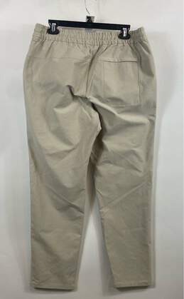 Lululemon Mens Beige Pleated Elastic Waist Pockets Bowline Jogger Pants Size M/L alternative image