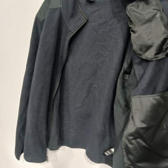 Starter Men's Black Fleece Full Zip Mock Neck Jacket Size L image number 4