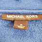Michael Kors Men Blue Quarter Zip Sweater sz M image number 4