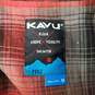 KAVU MN's 100% Cotton polyester Full Zip & Button Green Jacket Size M image number 3
