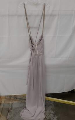 Bari Jay Sleeveless Zip Back Bridal Dress Size 12 alternative image