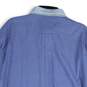 NWT Tommy Hilfiger Mens Blue Pointed Collar Button Front Dress Shirt Size 34-35 image number 4