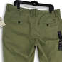 NWT Mens Green 410 Flat Front Straight Leg Athletic Chino Pants Size 36 image number 4