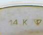 14K White & Yellow Gold 0.22 CTTW Diamond Multi Stone Ring 6.1g image number 4