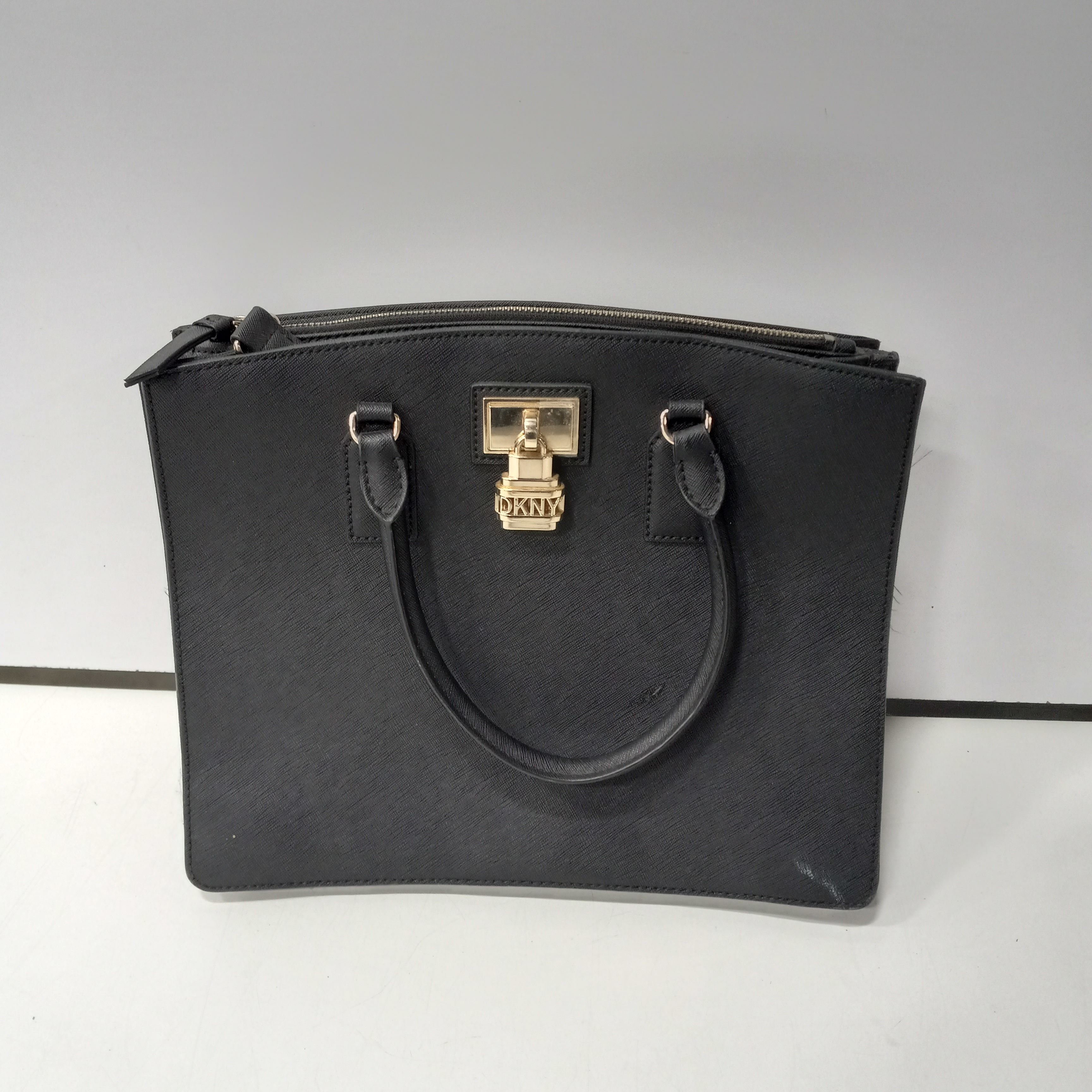 Buyr.com | Crossbody Bags | DKNY Everyday Multipurpose Crossbody Handbag,  Black/Gold Elissa Small
