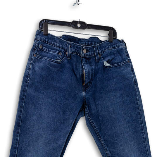 Men's Blue 559 Dark Wash Denim Straight Leg Jeans Size 34 X 30 image number 3