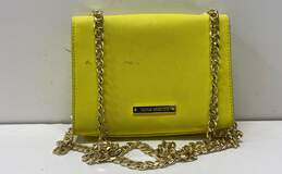 Vince Camuto Chain Strap Flap Small Crossbody Yellow
