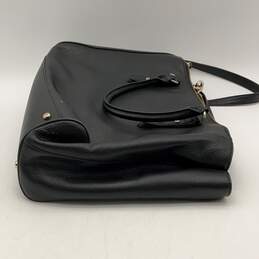 Kate Spade Womens Black Leather Adjustable Strap Bottom Stud Tote Crossbody Bag alternative image