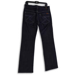 Womens Blue Denim Medium Wash 5-Pocket Design Bootcut Jeans Size 31 alternative image