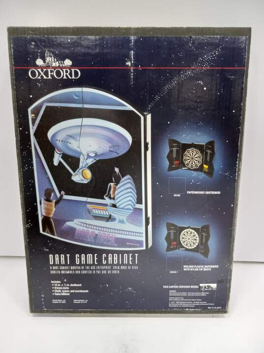 Vintage Oxford Star Trek Paperwound Dart Game Cabinet IOB image number 1