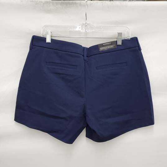 NWT Magnolia Grace WM's Stretch Navy Blue Shorts Size 12 image number 2