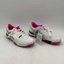 Asics Womens Gel Challenger 10 White Pink Low Top Lace-Up Sneaker Shoes Size 8 alternative image