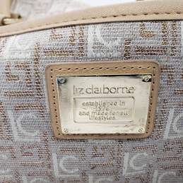 Liz Claiborne Vintage Gold & Beige Tapestry Rolling Carry-On Weekender Bag alternative image