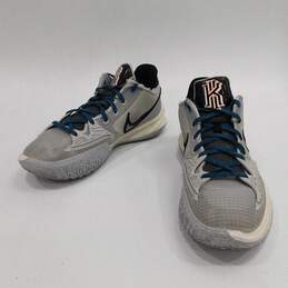 Nike Kyrie 4 Gray Fog Sapphire Blue Men's Shoes Size 15