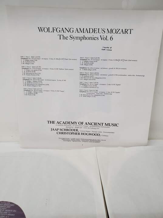 Wolfgang Amadeus Mozart 'The Symphonies Vol. 6 Nos. 31,35,38,39,40&41 image number 3