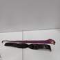 Pair of Women's Black & Purple Real Snake Skin Belts Size S image number 1