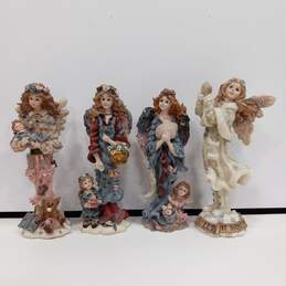 Boyd's Bears Folkstone Collection Numbered Set of 8 Angel Statues alternative image