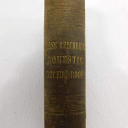 Antique 1848 Miss Beechers Domestics Receipt Cook Book Harper and Brothers New York alternative image