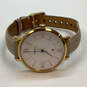 Designer Fossil Jacqueline ES-3988 Gold-Tone White Dial Analog Wristwatch image number 2