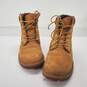 Timberland Kids 6in Premium Waterproof Wheat Nubuck Boots Junior Youth Size 5 image number 2