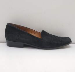Coach Leather Pointed Toe Loafers Black 6