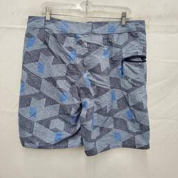 Patagonia MN's 100% Nylon Zip Pocket Blue Wavefarer Board Shorts Size 34 alternative image