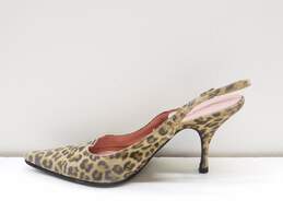 Dolce and Gabbana Women's Animal Print Slingback Pumps Size 38 (Authenticated) alternative image