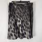 Kenneth Cole Women Gray Print Skirt SZ M NWT image number 1