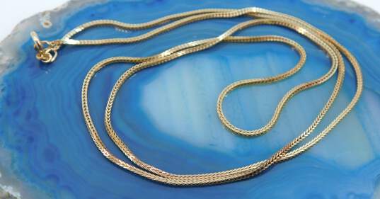 Fancy 14k Yellow Gold Chain Necklace 5.1g image number 3