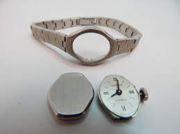 VNTG Women's Lar Marque France Silver Tone 17j Mechanical Watch