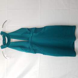 Bebe Green Polyester Blend Bodycon Mini Dress Womens Size XS