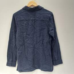 Pendleton Men's Blue LS Linen Blend Button Up Shirt Size M alternative image
