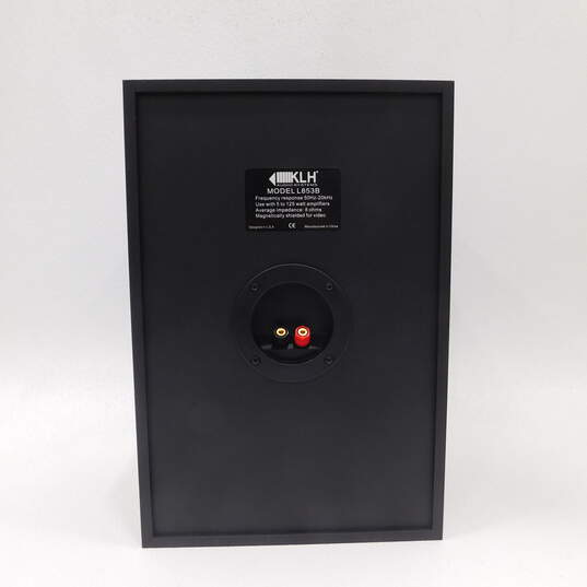 KLH Audio Systems Brand L853B Model Black Bookshelf Speakers (Set of 2) image number 2