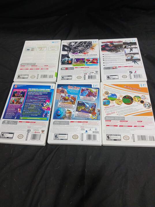 Lot of 6 Nintendo Wii Games image number 3