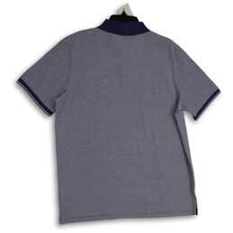 NWT Mens Blue Collared Short Sleeve Regular Fit Polo Shirt Size Large alternative image
