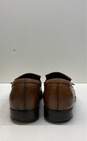 Tod's Brown Leather Kiltie Casual Moccasin Loafers Men's Size 8 image number 4
