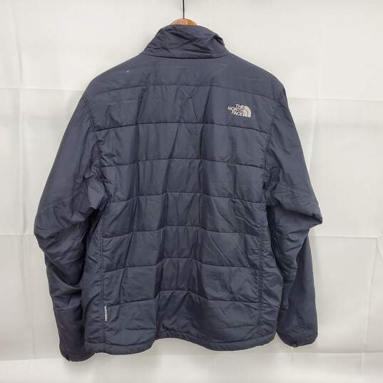The North Facer MN's Black Puffer Primaloft Jacket Size MM image number 2