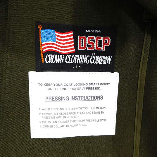 VTG U.S. Marine Corps Military Green Gabardine 2212 Men's Uniform Coat w/ Khaki 2122 Shirts image number 3