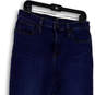 Womens Blue Denim Medium Wash Pockets Casual Skinny Leg Jeans Size 31 image number 3