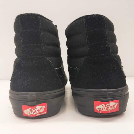 Vans Sk8 Hi Black Suede/Canvas Men's Casual Shoes Size 6.5 image number 4