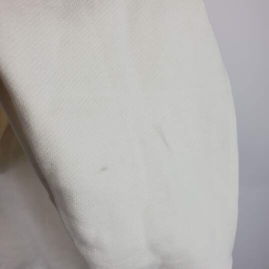 Adidas Women White Cropped Hoodie 2XL image number 6