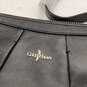 Womens Black Leather Inner Pockets Adjustable Strap Crossbody Bag image number 3