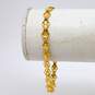 14K Yellow Gold Etched Cut Out Bracelet 6.0g image number 2