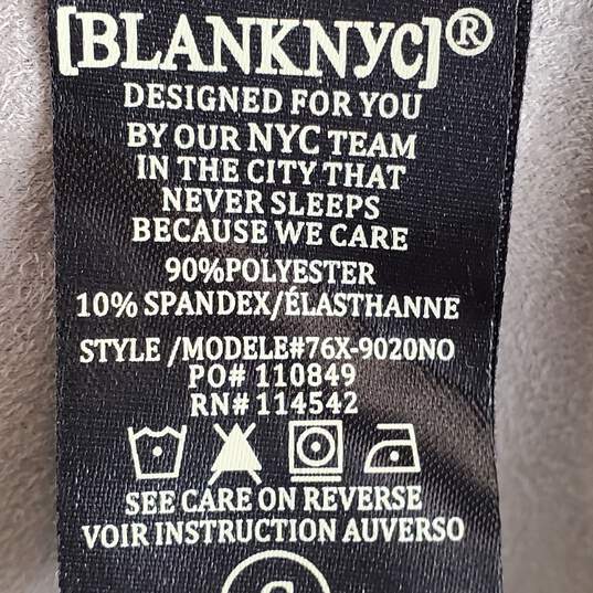 Blank NYC Women Grey Asymmetrical Jacket S NWT image number 4