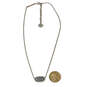 Designer Kendra Scott Silver-Tone Adjustable Elias Pendant Necklace image number 4