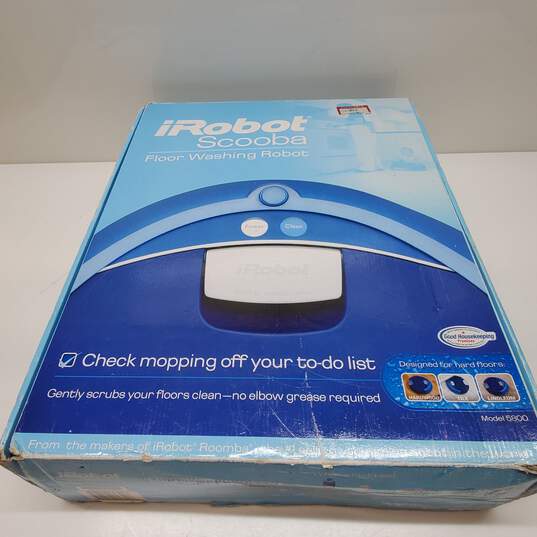 iRobot Scooba Floor Washing Robot Opened Box image number 1