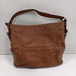Michael Kors Brown Pebble Leather Shoulder Bag alternative image