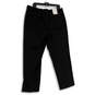 NWT Mens Black Flat Front Slash Pocket Straight Leg Dress Pants Size 36x30 image number 2