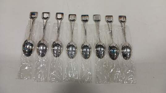 1978 Eight Nation Athletic Games Descente T&F Tokyo Bundle of 8 Spoons with Blue Collector Case image number 6