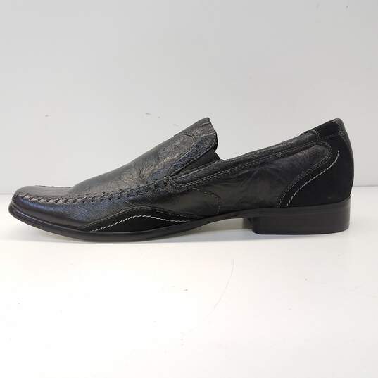 Stacy Adams Black Leather Slip on Loafers Men's Size 10.5M image number 6